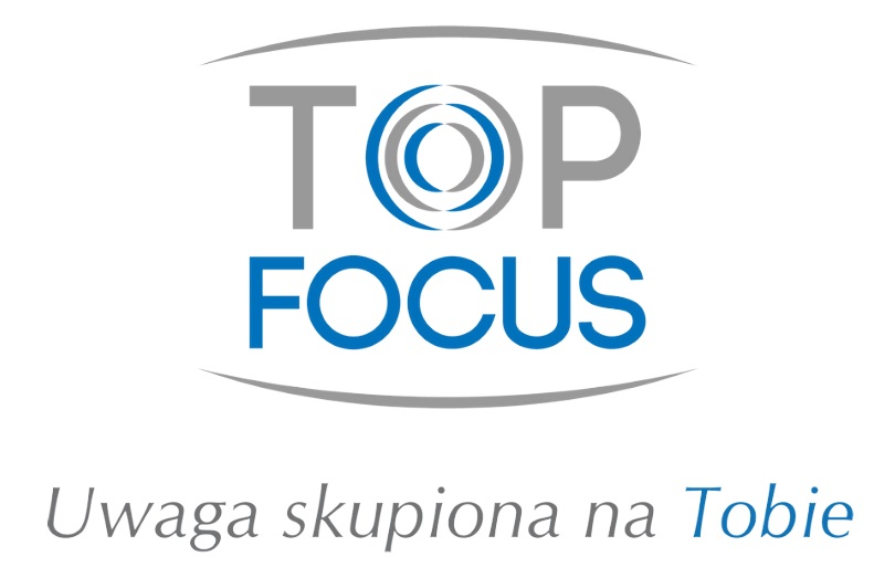 Logotyp Top Focus Uwaga skupiona na Tobie